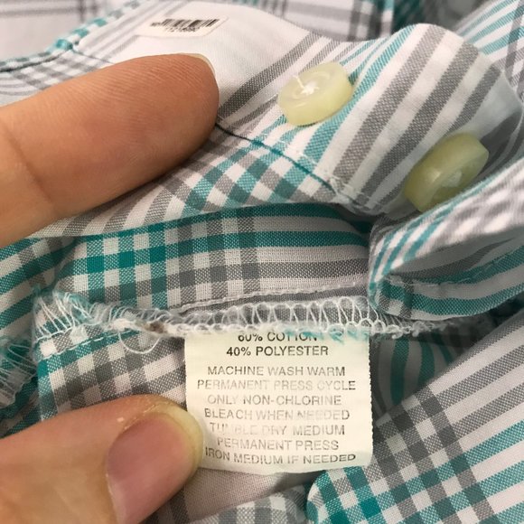 Van Heusen Slim Fit Plaid Button Shirt - Picture 6 of 7